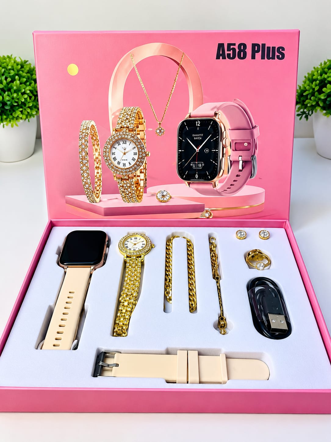 Ladies Smart Watch Model A58 Plus